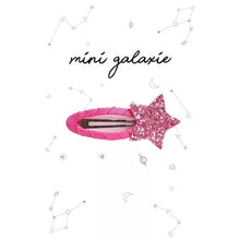  Barrette enfant étoile rose pailletée Mini Galaxie – Accessoire cheveux fille brillant et ludique