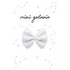 Mini Barrette enfant en tissu blanc plumetis Mini Galaxie avec pince crocodile