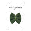 Barrette enfant en velours vert sapin Mini Galaxie pour petites filles