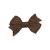 barrette nœud cacao en gros-grain Atelier Wagram – accessoire cheveux bébé et enfant