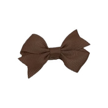  barrette nœud cacao en gros-grain Atelier Wagram – accessoire cheveux bébé et enfant
