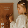 barrette nœud cacao en gros-grain Atelier Wagram – accessoire cheveux bébé et enfant