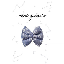  Barrette enfant maxi nœud fleuri Denis et blanc Mini Galaxie – Accessoire cheveux tendance fille