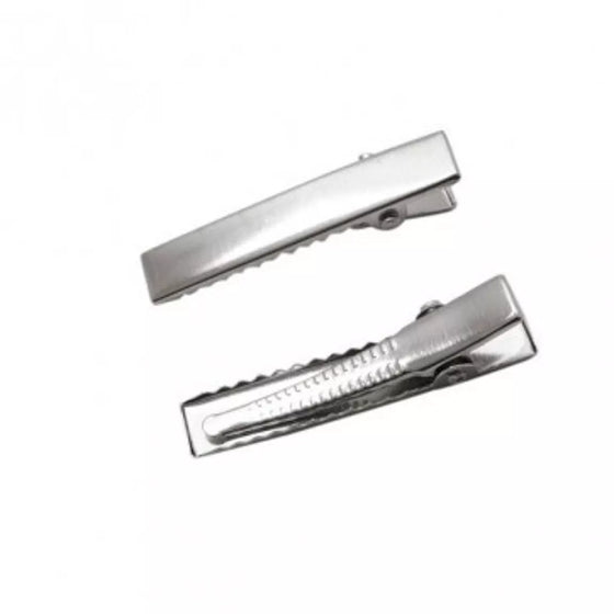 Barrette enfant maxi nœud fleuri Denis et blanc Mini Galaxie – Accessoire cheveux tendance fille