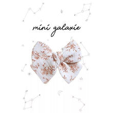  Barrette enfant maxi nœud fleuri pêche Mini Galaxie – Accessoire cheveux tendance fille