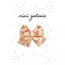  Barrette enfant maxi nœud fleuri rose et jaune Mini Galaxie – Accessoire cheveux tendance fille