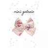 Barrette enfant maxi nœud fleuri rose Mini Galaxie – Accessoire cheveux tendance fille