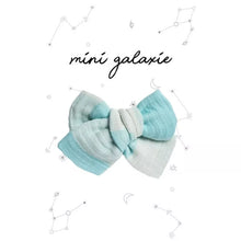  Barrette enfant maxi nœud vichy menthe à l'eau Mini Galaxie – Accessoire cheveux tendance fille