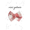 Barrette enfant maxi nœud vichy rose Mini Galaxie – Accessoire cheveux tendance fille