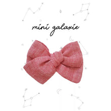  Barrette enfant maxi nœud lin grenadine Mini Galaxie – Accessoire cheveux tendance fille