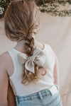 Barrette enfant maxi nœud fleuri Mini Galaxie – Accessoire cheveux tendance fille