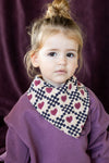 bavoir bandana bébé Bami Amor Macadamia Apaches Collections