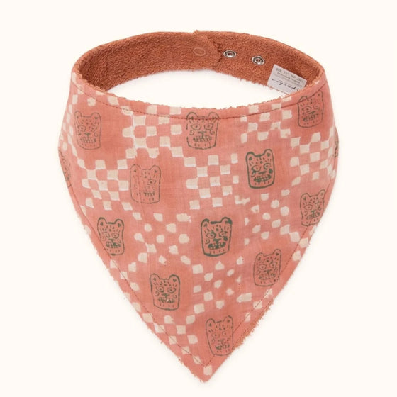 bavoir bandana bébé Bami Tigro Rust Apaches Collections