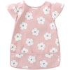 Bavoir intégral imperméable motif fleurs BB&Co - accessoire repas bébé pratique et esthétique