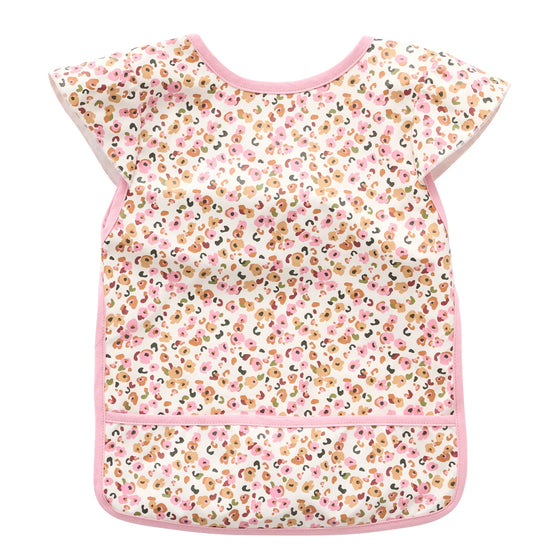 Bavoir intégral imperméable motif léopard BB&Co - accessoire repas bébé pratique et esthétique