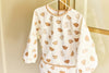 Bavoir à manches longues imperméable Jollein Miffy & Friends – bavoir bébé avec poche et manches protectrices
