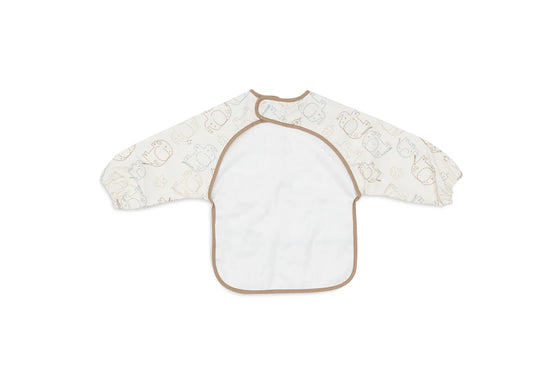 Bavoir à manches longues motif éléphant Elephant Tales Jollein