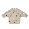 Bavoir manches longues bébé Merle Dakota Dog Mist Liewood chien beige