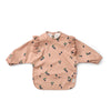 Bavoir manches longues bébé Liewood Merle Berry Pale Tuscany rose à volants