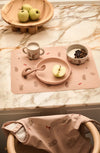 Bavoir manches longues bébé Merle Wild Child Rosey Liewood rose lapins