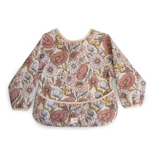  Bavoir à manches longues imperméable Rétro Flowers Mushie – Repas bébé sans salissures