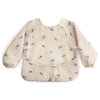 Bavoir à manches longues imperméable Whales Mushie – Repas bébé sans salissures