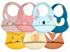 Bavoir silicone bleu ciel motif koala avec poche pour bébé Les Petits Citrons.