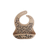 Bavoir en silicone Léopard Sauvage Zakuw – bavoir bébé avec récupérateur