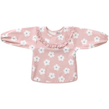 Tablier bébé manches longues motif fleurs BB&Co – imperméable repas et activités