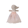 bébé souris Maileg robe rose poudré poupée tissu enfant jouet doux