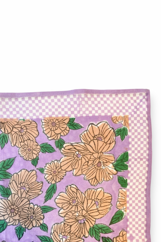 Foulard Bloom Lavande Apaches Collections. Look Matchy-Matchy.