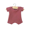 Body shorty en maille côtelée Framboise pour poupées Babies Minikane