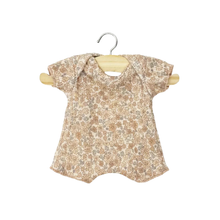  Body shorty en maille côtelée à fleurs cacao pour poupées Babies – Minikane
