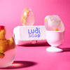 Coffret 2 savons transparents œufs de Pâques avec figurines surprise Ludi Soap