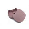 Boîte lunch en silicone Pippa le chat Dusty Mauve The Cotton Cloud