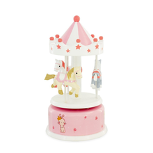  Boîte à musique carrousel rose Ulysse