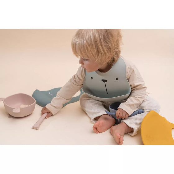 Bol en silicone Lili ours couleur Blush The Cotton Cloud