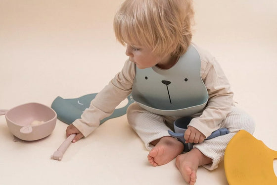Bol en silicone Lili ours couleur Iceberg The Cotton Cloud
