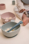 Bol en silicone Lili ours couleur Iceberg The Cotton Cloud
