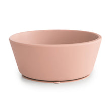  Bol ventouse en silicone Blush Mushie - repas bébé antidérapant