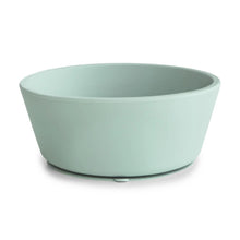 Bol ventouse en silicone Cambridge Blue Mushie - repas bébé antidérapant