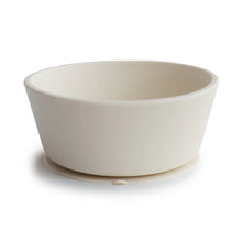  Bol ventouse en silicone Ivory Mushie - repas bébé antidérapant