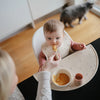 Bol ventouse en silicone Ivory Mushie - repas bébé antidérapant