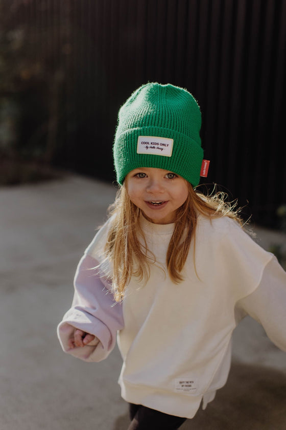 Bonnet enfant, maman et papa, modèle Pop, coloris Croco, marque Hello Hossy.