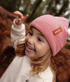 Bonnet Flow Pink pour enfant et adulte Hello Hossy.