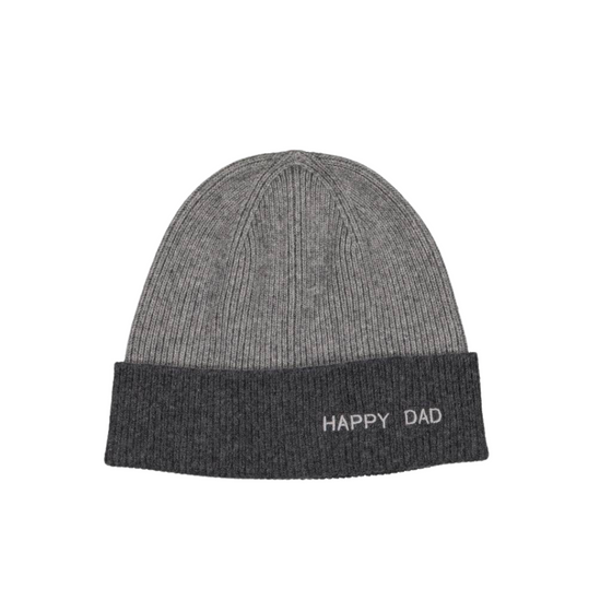 Bonnet Happy Dad, couleur gris, marque Chamaye.