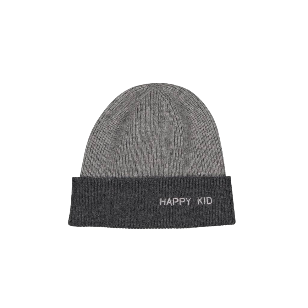  Bonnet Happy Kid, couleur gris, marque Chamaye.