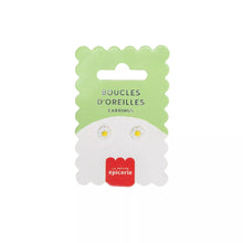  Boucles d’oreilles pâquerette en porcelaine La Petite Épicerie – Bijoux fantaisie enfant et adulte
