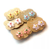 Boucles d’oreilles fleurs à clip pour enfants – Bijoux fantaisie Ratatam chez Ma Biche
