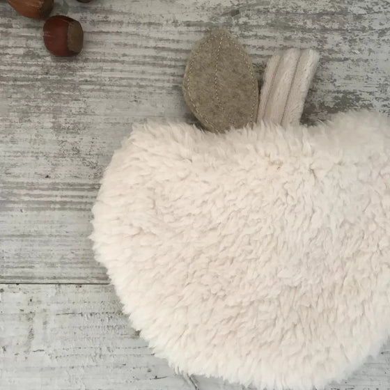 Bouillotte sèche Pomme moumoute écru Un Deux Croix